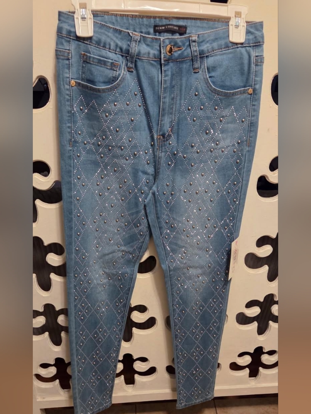 Studded Light Blue Women's Jeans